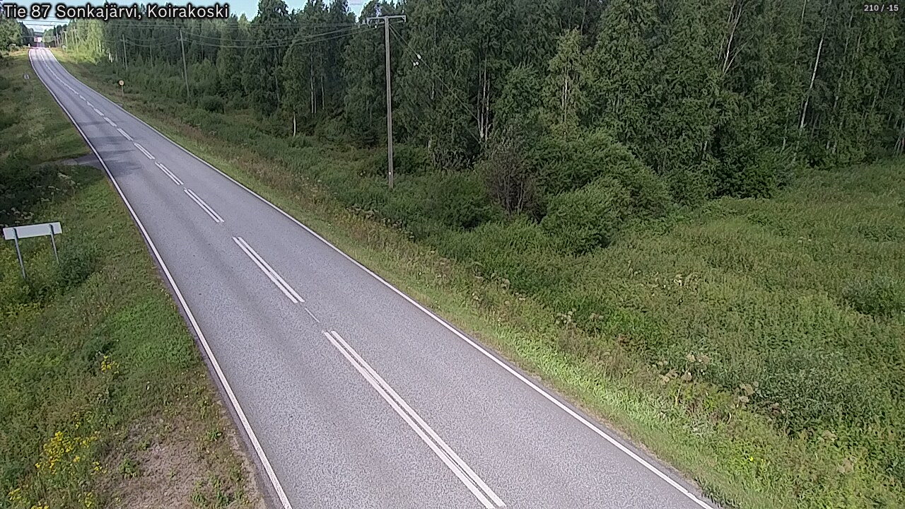 Kelikamerat Kuva Tie 87 Sonkajärvi, Koirako, Sonkajärvi, Pohjois-Savo