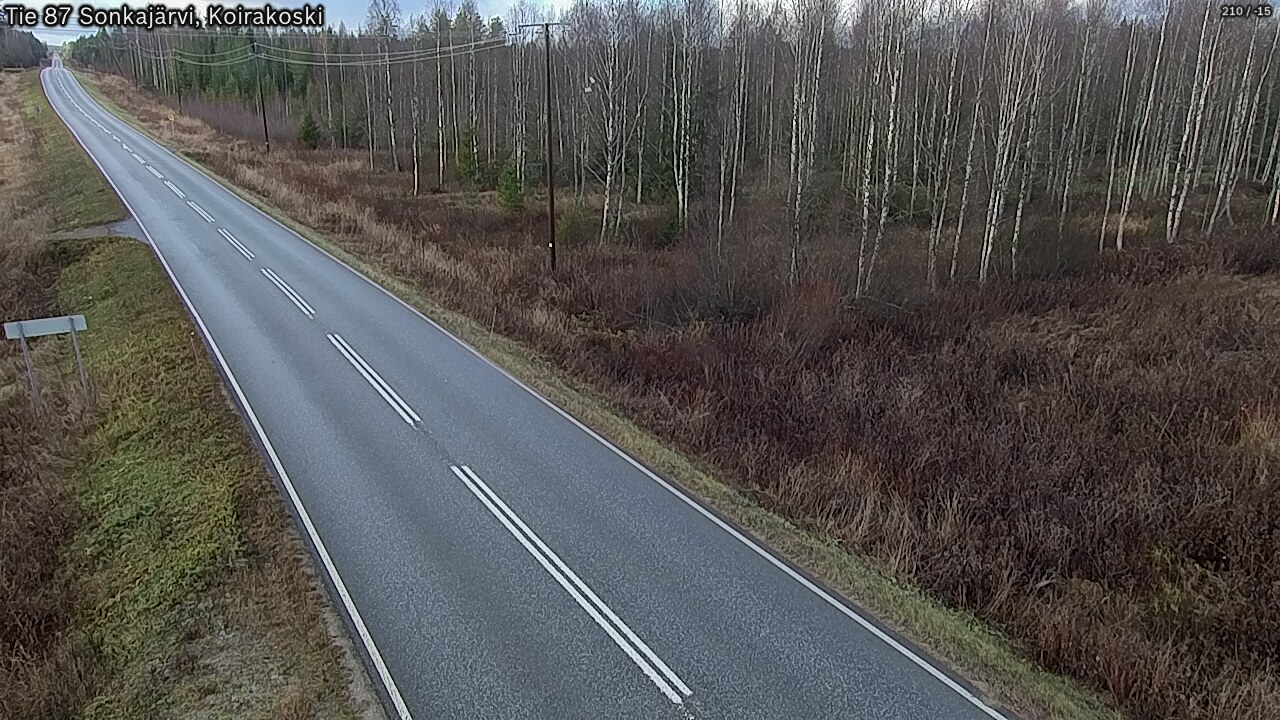 Kelikamerat Kuva Tie 87 Sonkajärvi, Koirako, Sonkajärvi, Pohjois-Savo