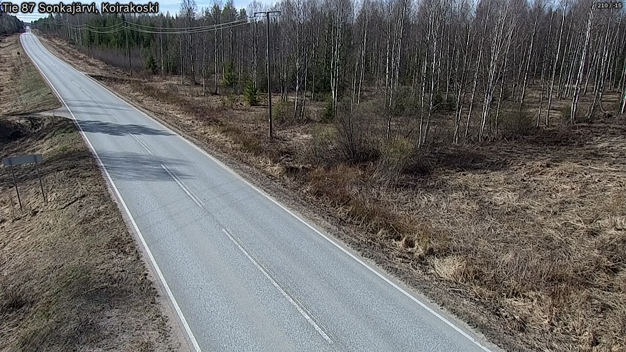 Kelikamerat Kuva Tie 87 Sonkajärvi, Koirako, Sonkajärvi, Pohjois-Savo