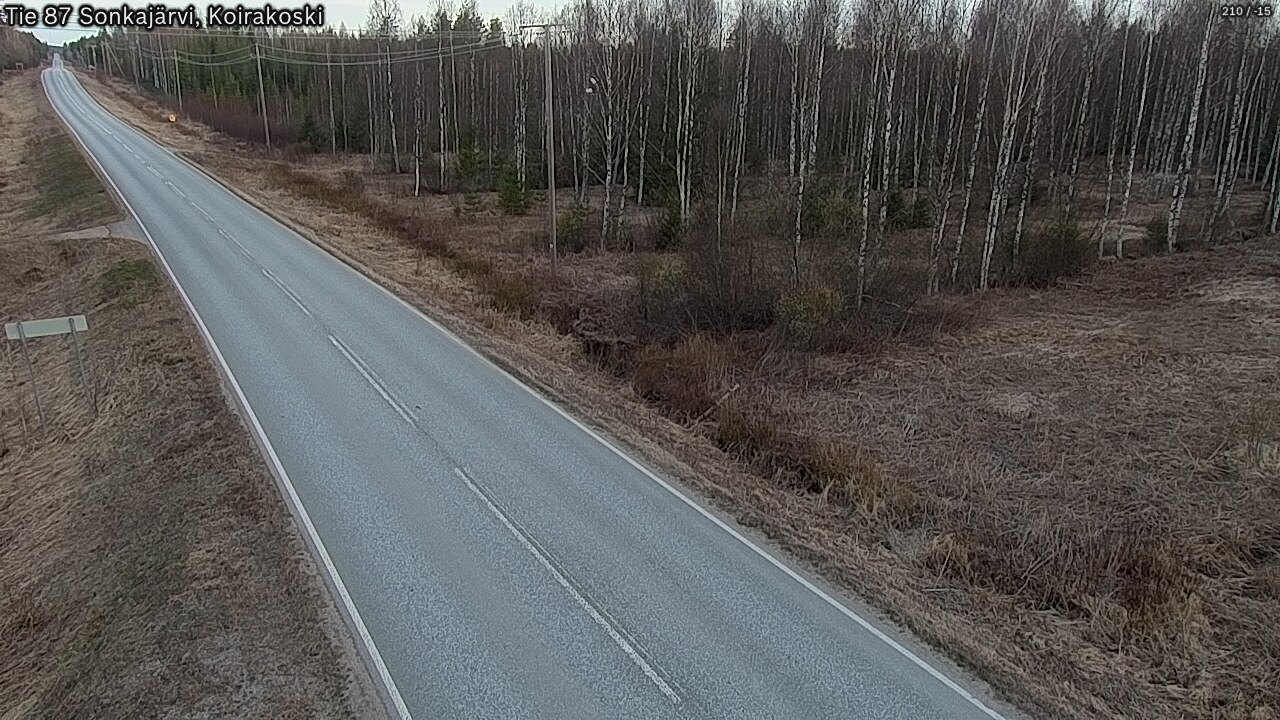Kelikamerat Kuva Tie 87 Sonkajärvi, Koirako, Sonkajärvi, Pohjois-Savo