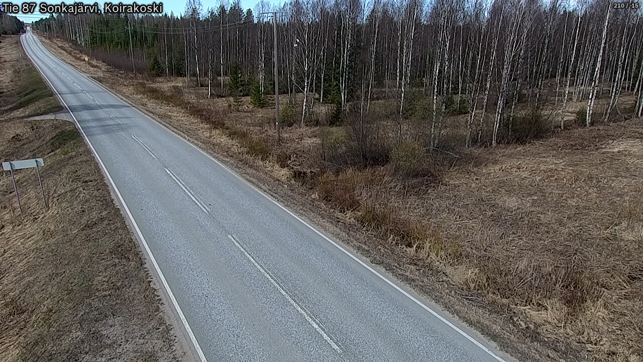 Kelikamerat Kuva Tie 87 Sonkajärvi, Koirako, Sonkajärvi, Pohjois-Savo
