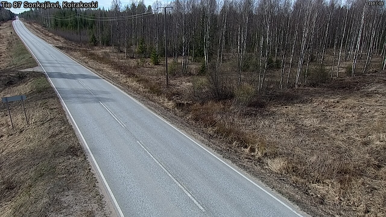 Kelikamerat Kuva Tie 87 Sonkajärvi, Koirako, Sonkajärvi, Pohjois-Savo