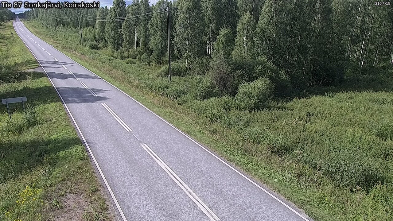 Kelikamerat Kuva Tie 87 Sonkajärvi, Koirako, Sonkajärvi, Pohjois-Savo