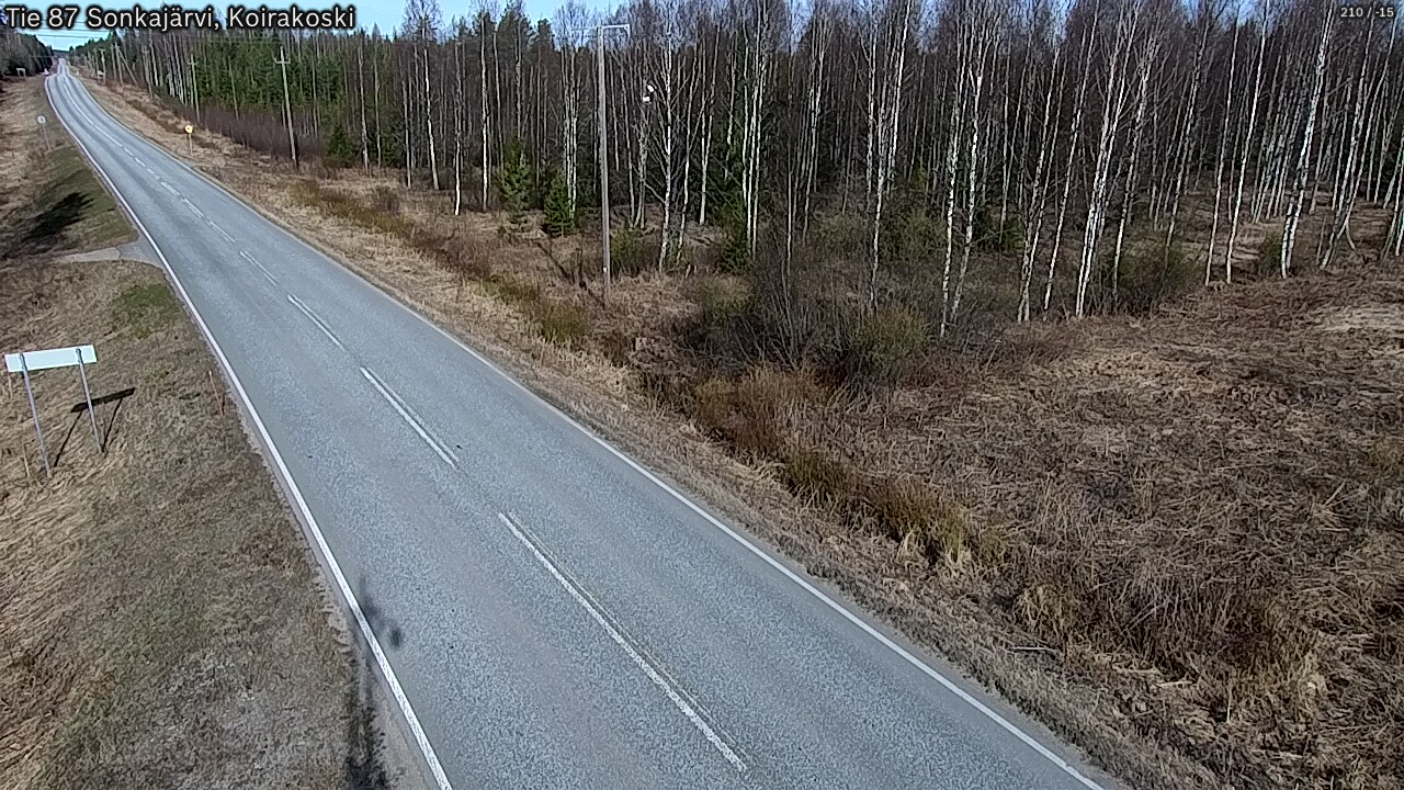 Kelikamerat Kuva Tie 87 Sonkajärvi, Koirako, Sonkajärvi, Pohjois-Savo