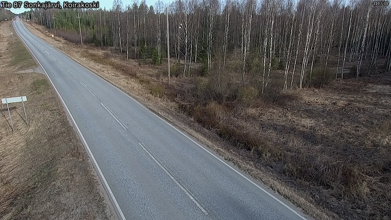 Kelikamerat Kuva Tie 87 Sonkajärvi, Koirako, Sonkajärvi, Pohjois-Savo