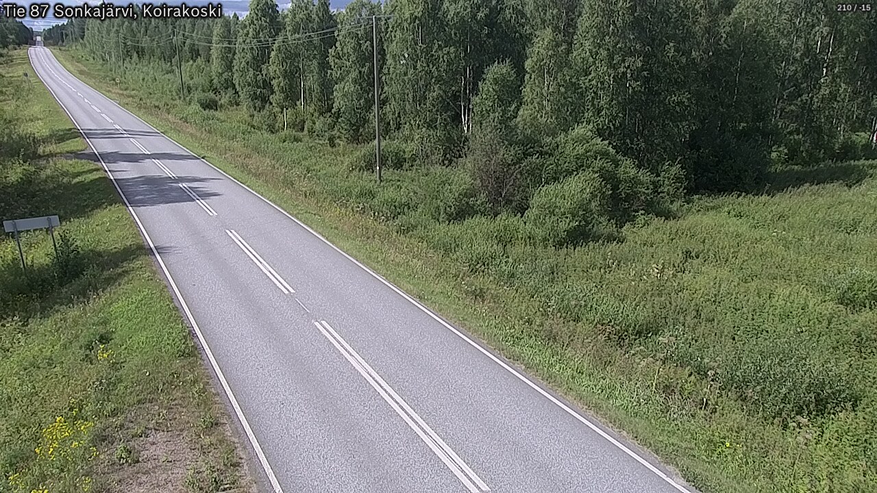 Kelikamerat Kuva Tie 87 Sonkajärvi, Koirako, Sonkajärvi, Pohjois-Savo