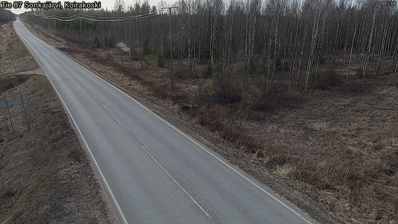 Kelikamerat Kuva Tie 87 Sonkajärvi, Koirako, Sonkajärvi, Pohjois-Savo