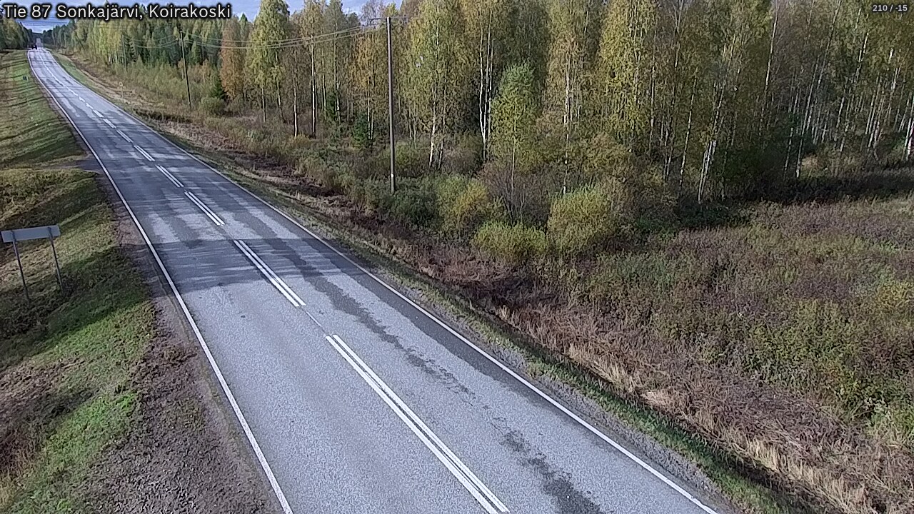 Kelikamerat Kuva Tie 87 Sonkajärvi, Koirako, Sonkajärvi, Pohjois-Savo