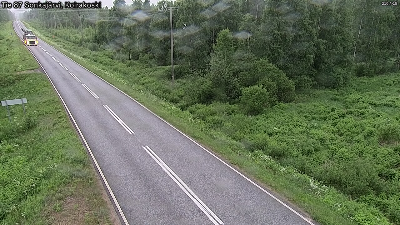 Weather Camera Image Road 87 Sonkajärvi, Koirakoski, Sonkajärvi, Pohjois-Savo