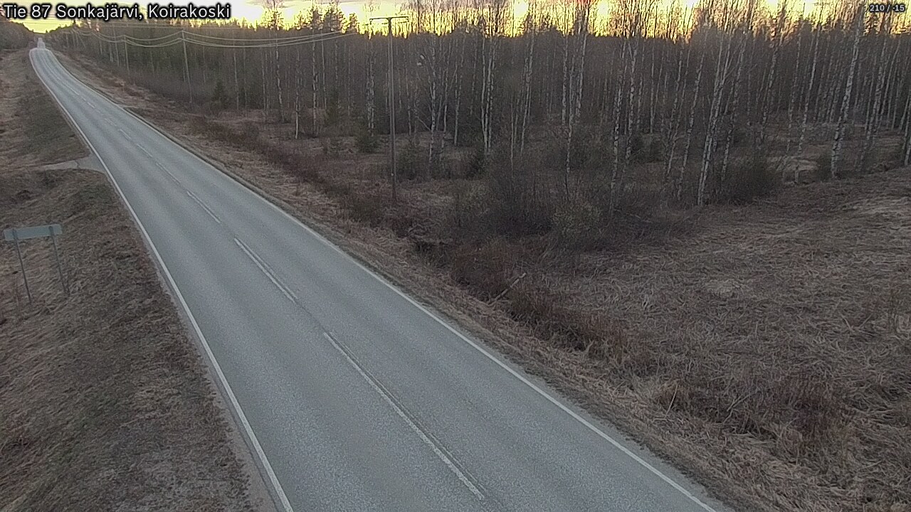 Kelikamerat Kuva Tie 87 Sonkajärvi, Koirako, Sonkajärvi, Pohjois-Savo