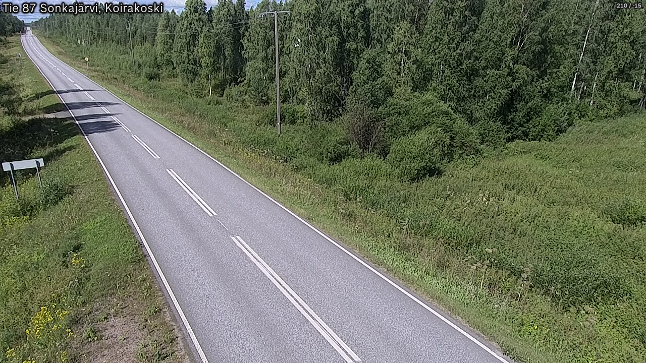 Kelikamerat Kuva Tie 87 Sonkajärvi, Koirako, Sonkajärvi, Pohjois-Savo