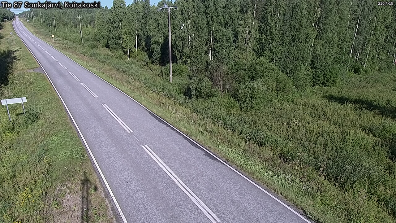 Kelikamerat Kuva Tie 87 Sonkajärvi, Koirako, Sonkajärvi, Pohjois-Savo
