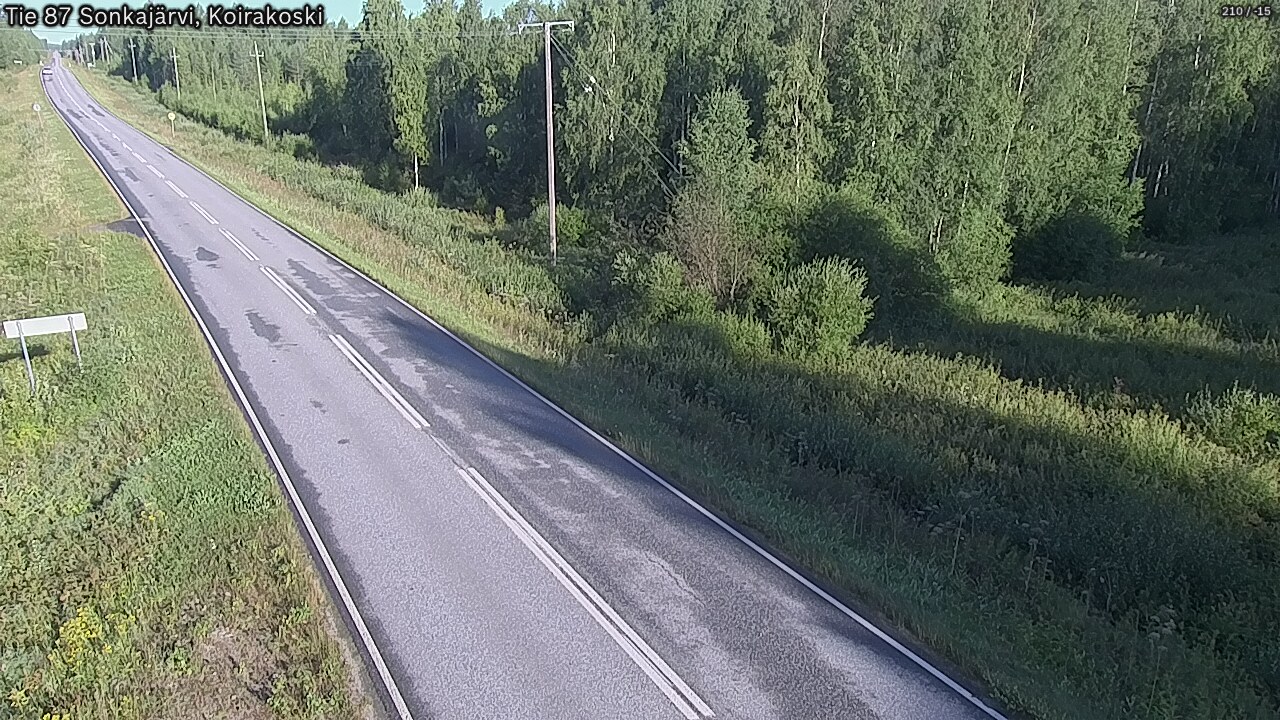 Kelikamerat Kuva Tie 87 Sonkajärvi, Koirako, Sonkajärvi, Pohjois-Savo