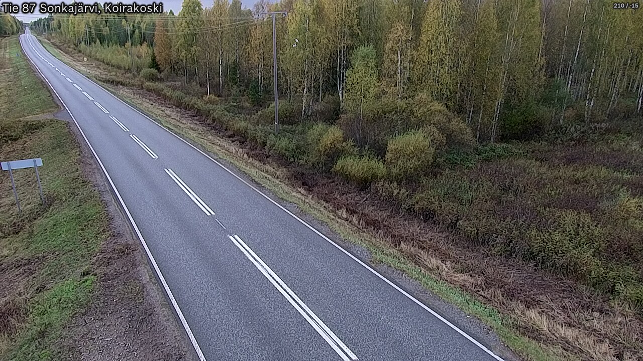 Kelikamerat Kuva Tie 87 Sonkajärvi, Koirako, Sonkajärvi, Pohjois-Savo