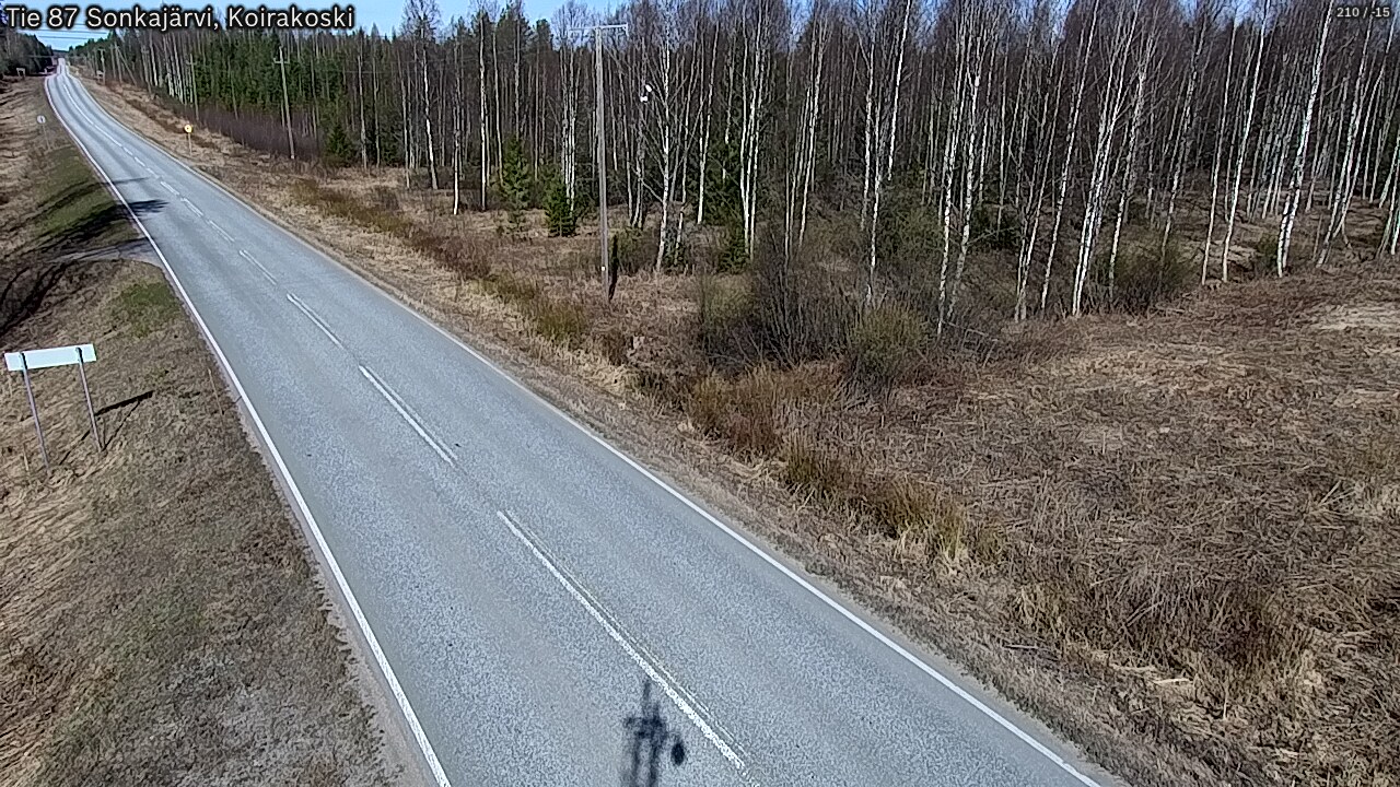 Kelikamerat Kuva Tie 87 Sonkajärvi, Koirako, Sonkajärvi, Pohjois-Savo