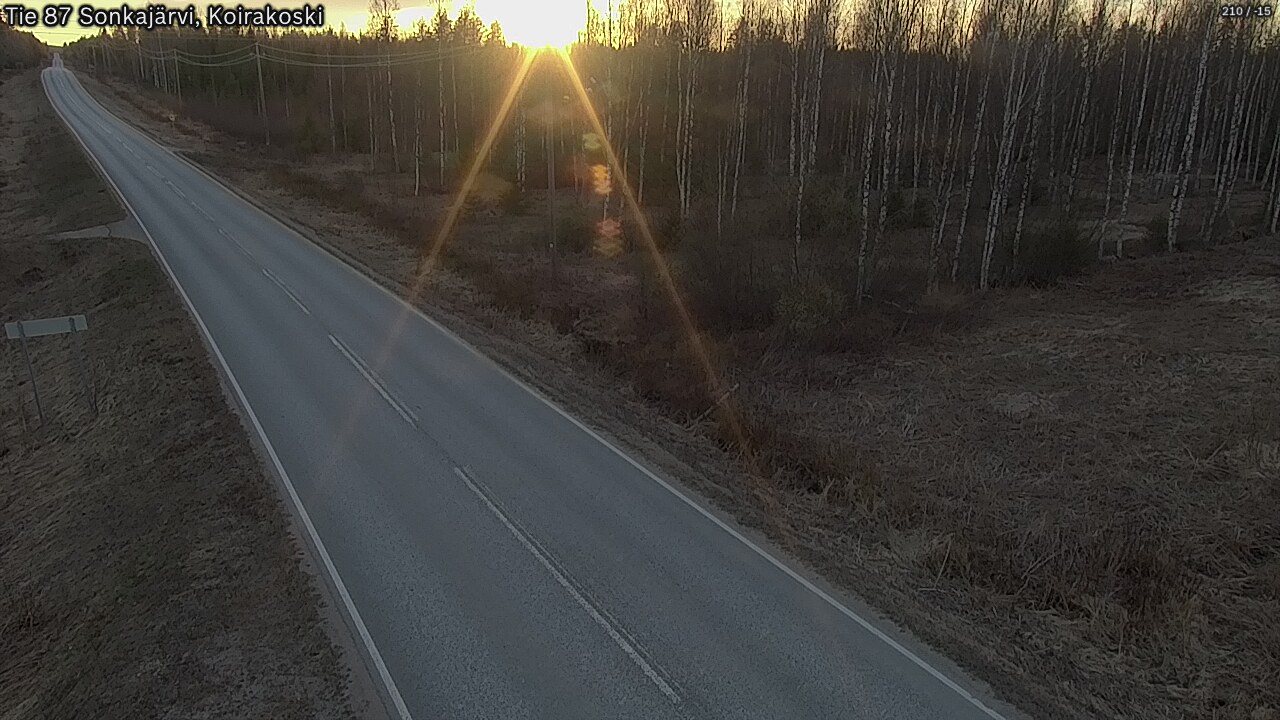 Kelikamerat Kuva Tie 87 Sonkajärvi, Koirako, Sonkajärvi, Pohjois-Savo