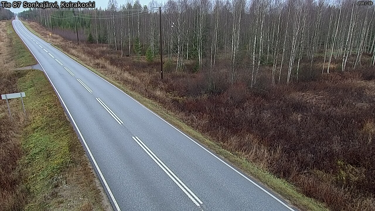 Kelikamerat Kuva Tie 87 Sonkajärvi, Koirako, Sonkajärvi, Pohjois-Savo