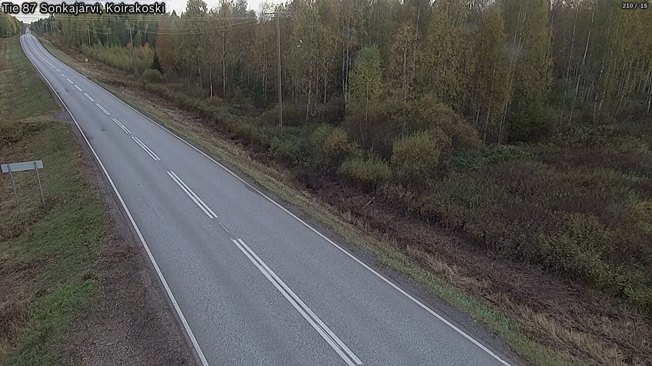 Kelikamerat Kuva Tie 87 Sonkajärvi, Koirako, Sonkajärvi, Pohjois-Savo