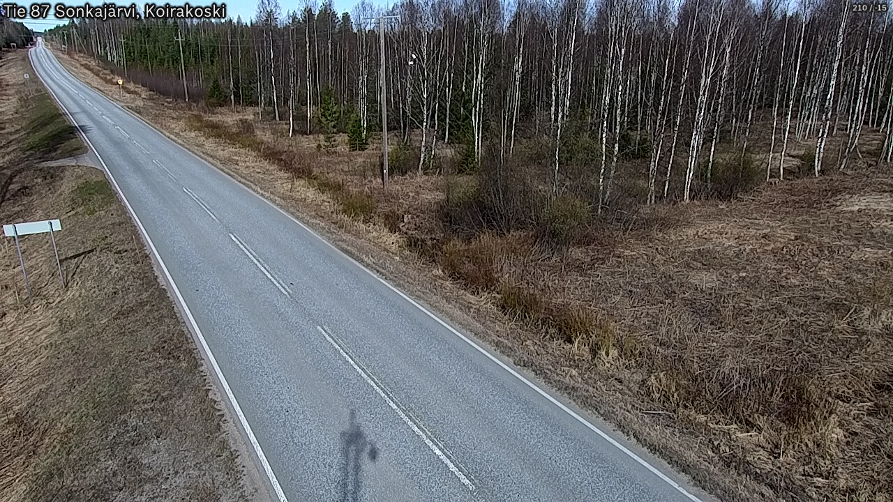 Kelikamerat Kuva Tie 87 Sonkajärvi, Koirako, Sonkajärvi, Pohjois-Savo