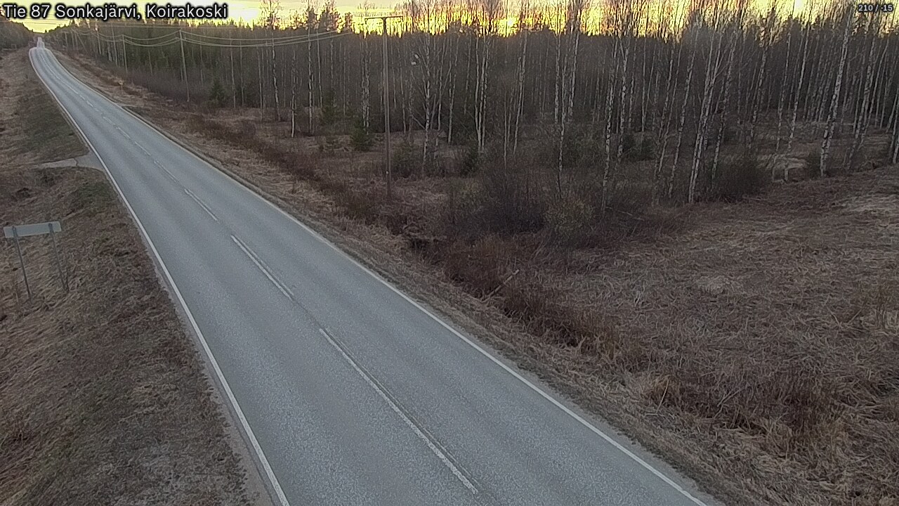 Kelikamerat Kuva Tie 87 Sonkajärvi, Koirako, Sonkajärvi, Pohjois-Savo