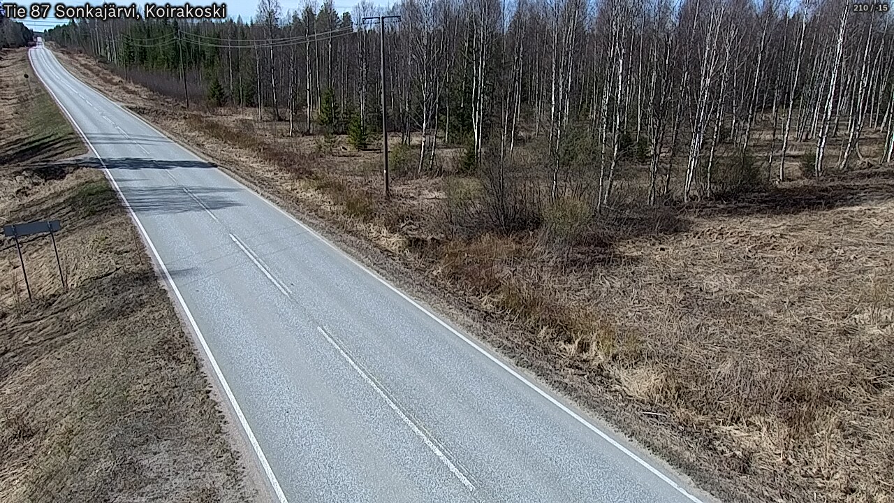 Kelikamerat Kuva Tie 87 Sonkajärvi, Koirako, Sonkajärvi, Pohjois-Savo