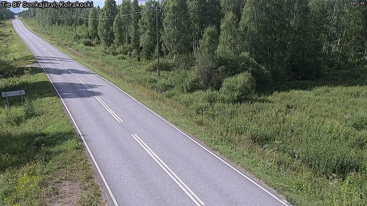 Kelikamerat Kuva Tie 87 Sonkajärvi, Koirako, Sonkajärvi, Pohjois-Savo