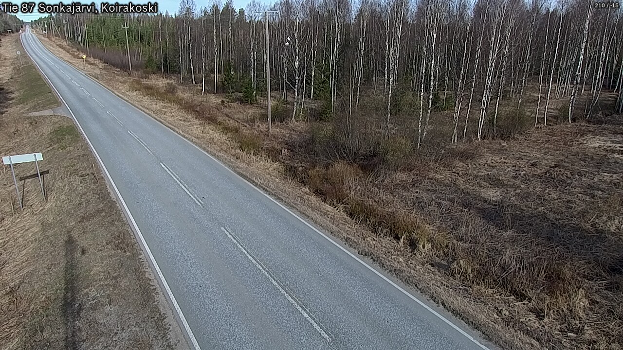 Kelikamerat Kuva Tie 87 Sonkajärvi, Koirako, Sonkajärvi, Pohjois-Savo