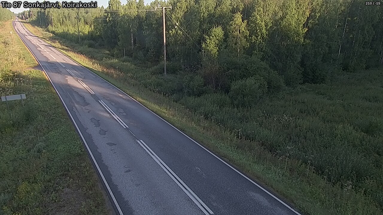 Kelikamerat Kuva Tie 87 Sonkajärvi, Koirako, Sonkajärvi, Pohjois-Savo