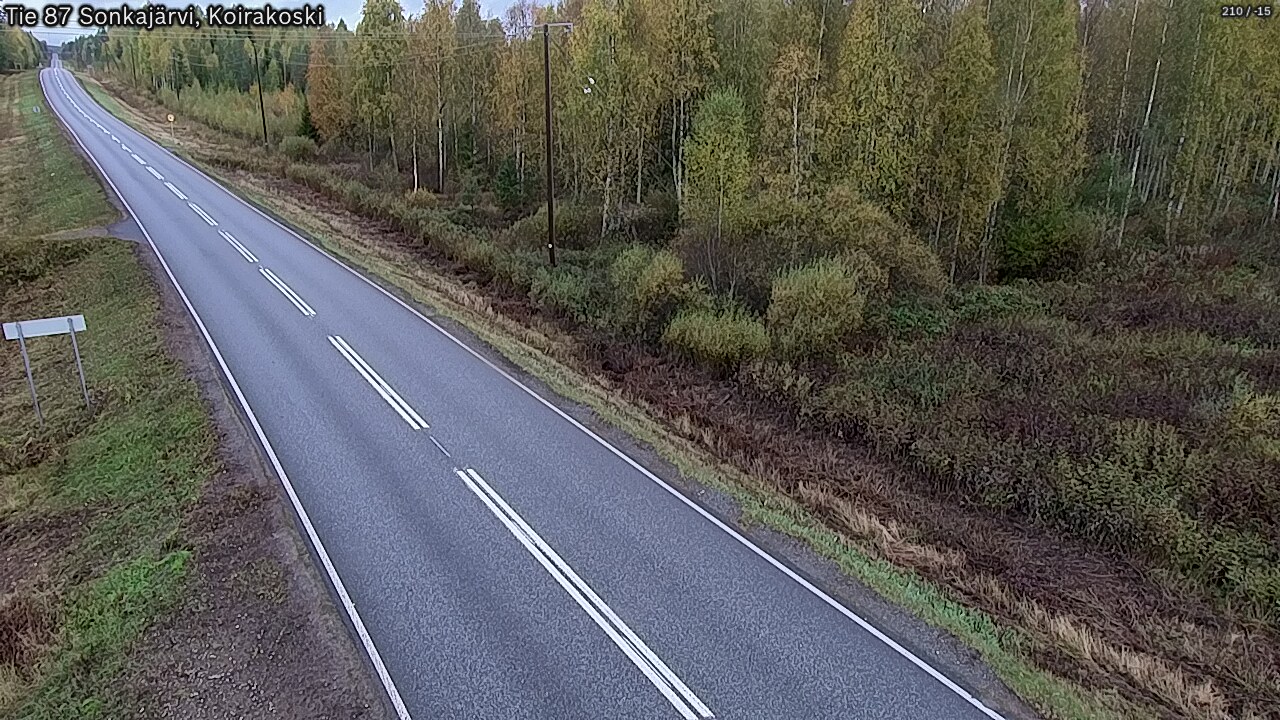 Kelikamerat Kuva Tie 87 Sonkajärvi, Koirako, Sonkajärvi, Pohjois-Savo