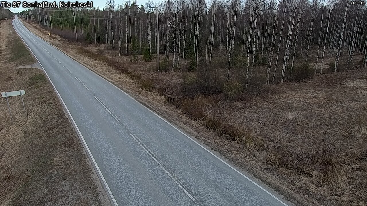 Kelikamerat Kuva Tie 87 Sonkajärvi, Koirako, Sonkajärvi, Pohjois-Savo