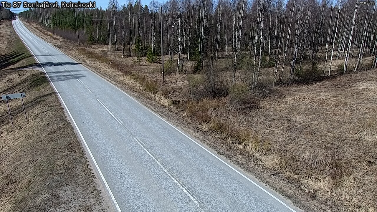 Kelikamerat Kuva Tie 87 Sonkajärvi, Koirako, Sonkajärvi, Pohjois-Savo