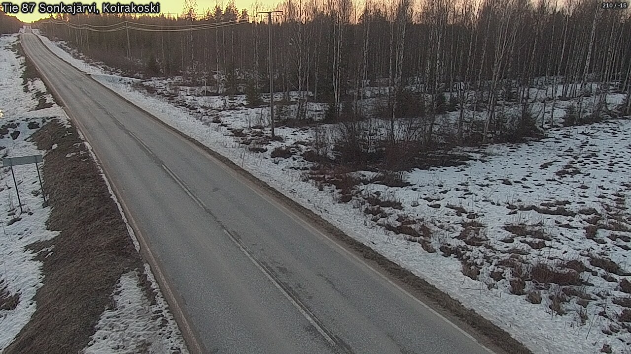 Kelikamerat Kuva Tie 87 Sonkajärvi, Koirako, Sonkajärvi, Pohjois-Savo