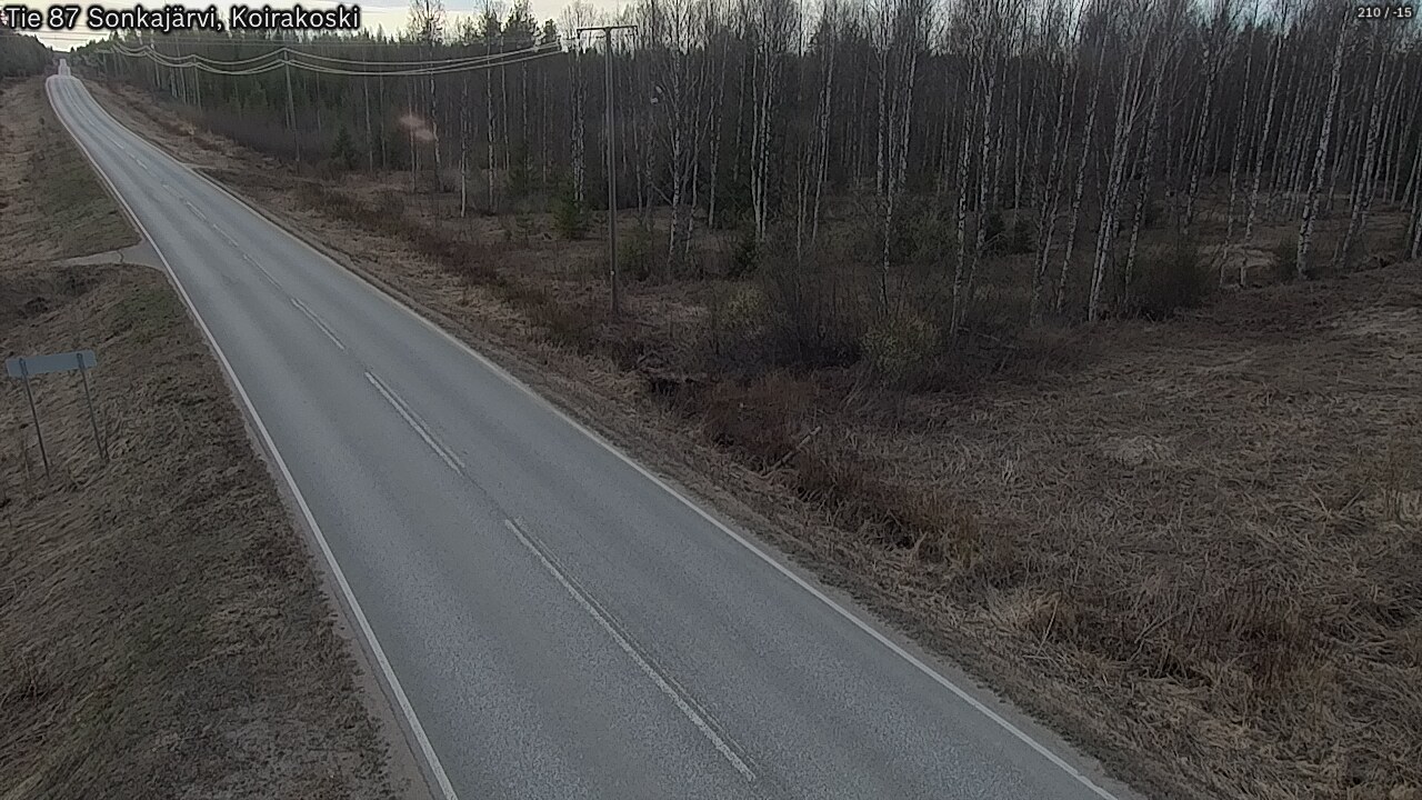 Kelikamerat Kuva Tie 87 Sonkajärvi, Koirako, Sonkajärvi, Pohjois-Savo