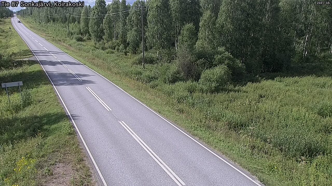 Kelikamerat Kuva Tie 87 Sonkajärvi, Koirako, Sonkajärvi, Pohjois-Savo