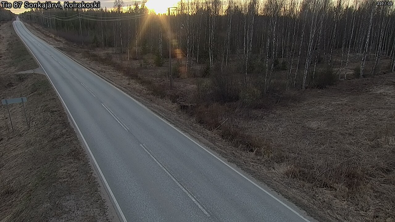 Kelikamerat Kuva Tie 87 Sonkajärvi, Koirako, Sonkajärvi, Pohjois-Savo