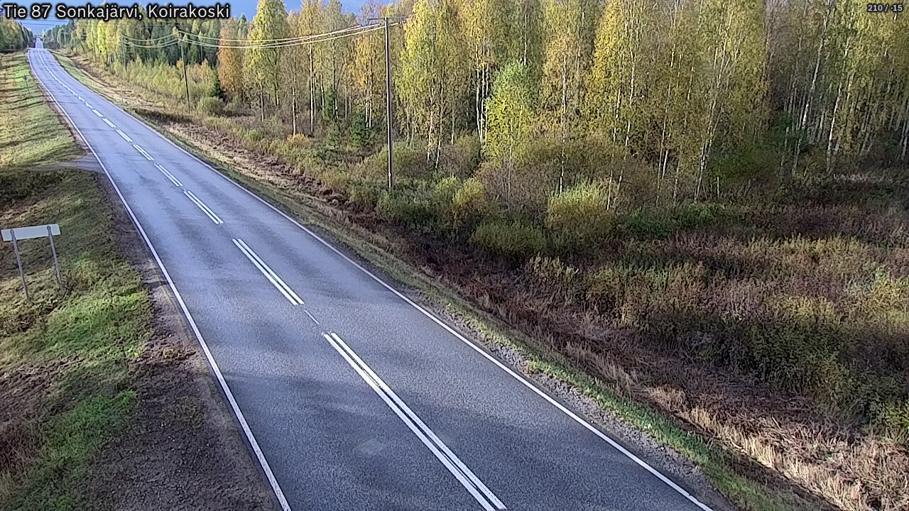 Kelikamerat Kuva Tie 87 Sonkajärvi, Koirako, Sonkajärvi, Pohjois-Savo