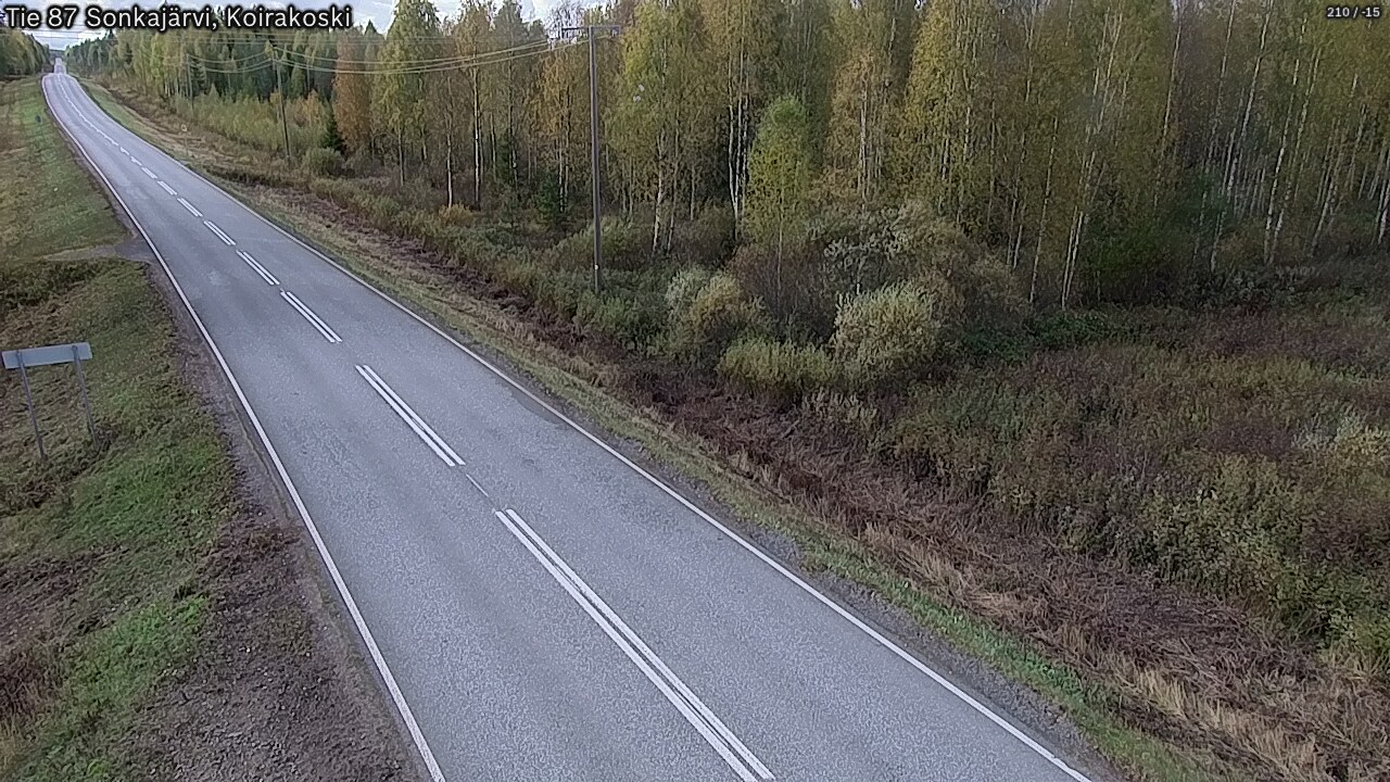 Kelikamerat Kuva Tie 87 Sonkajärvi, Koirako, Sonkajärvi, Pohjois-Savo