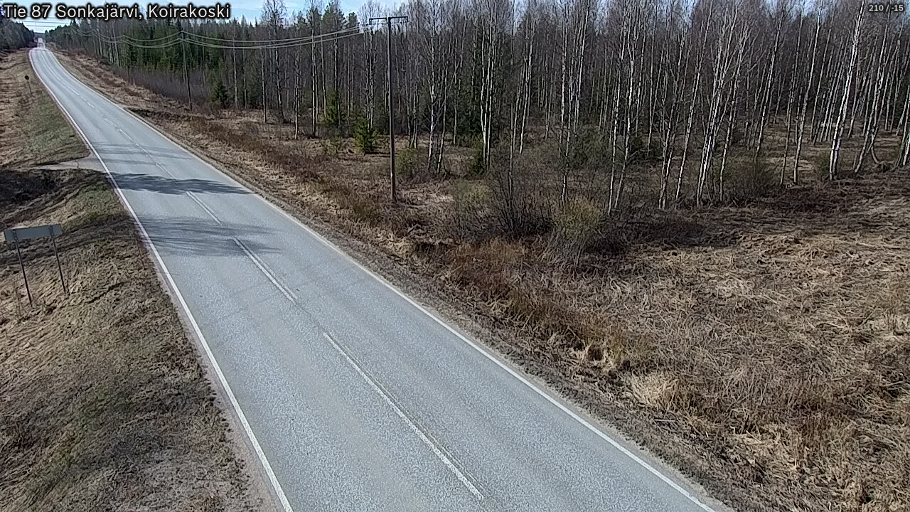 Kelikamerat Kuva Tie 87 Sonkajärvi, Koirako, Sonkajärvi, Pohjois-Savo