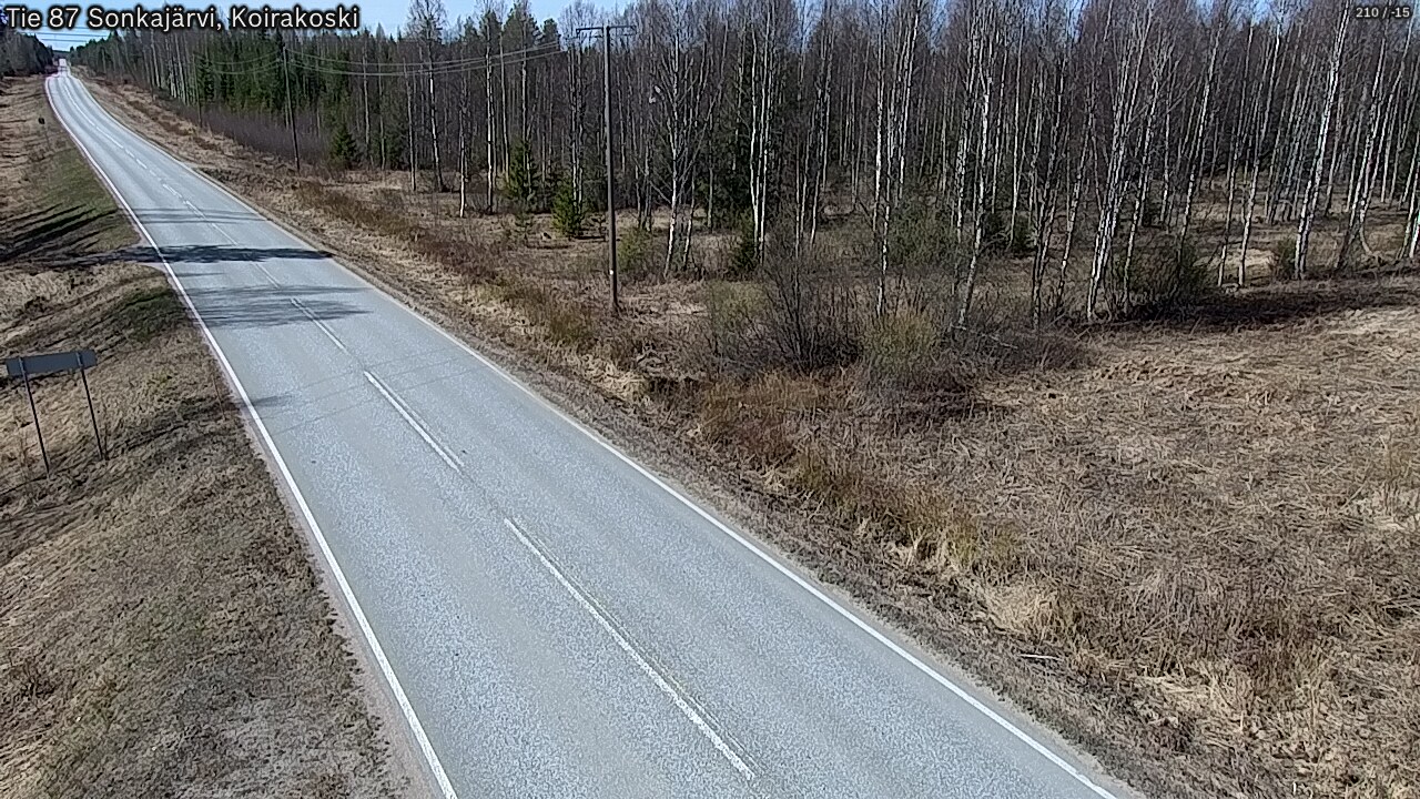 Kelikamerat Kuva Tie 87 Sonkajärvi, Koirako, Sonkajärvi, Pohjois-Savo