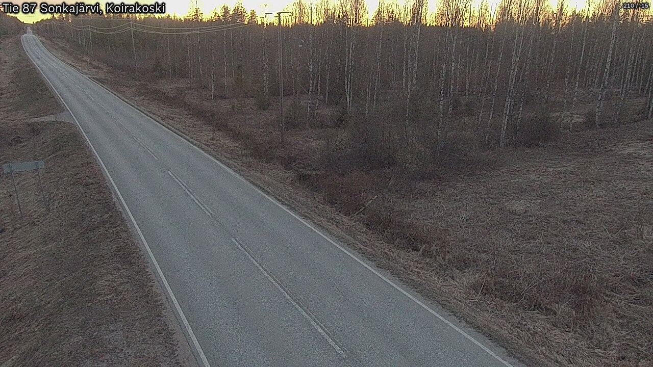 Kelikamerat Kuva Tie 87 Sonkajärvi, Koirako, Sonkajärvi, Pohjois-Savo
