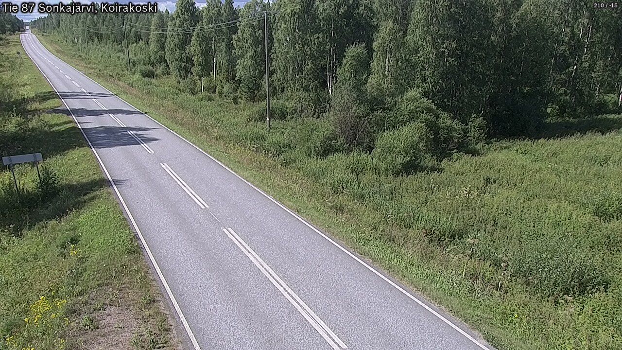 Kelikamerat Kuva Tie 87 Sonkajärvi, Koirako, Sonkajärvi, Pohjois-Savo