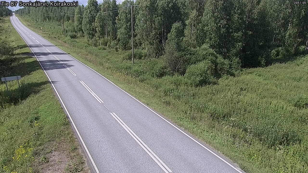 Kelikamerat Kuva Tie 87 Sonkajärvi, Koirako, Sonkajärvi, Pohjois-Savo