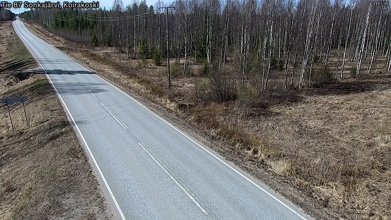 Kelikamerat Kuva Tie 87 Sonkajärvi, Koirako, Sonkajärvi, Pohjois-Savo