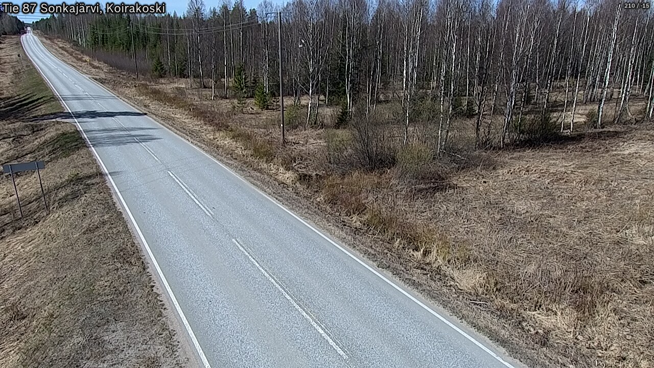 Kelikamerat Kuva Tie 87 Sonkajärvi, Koirako, Sonkajärvi, Pohjois-Savo