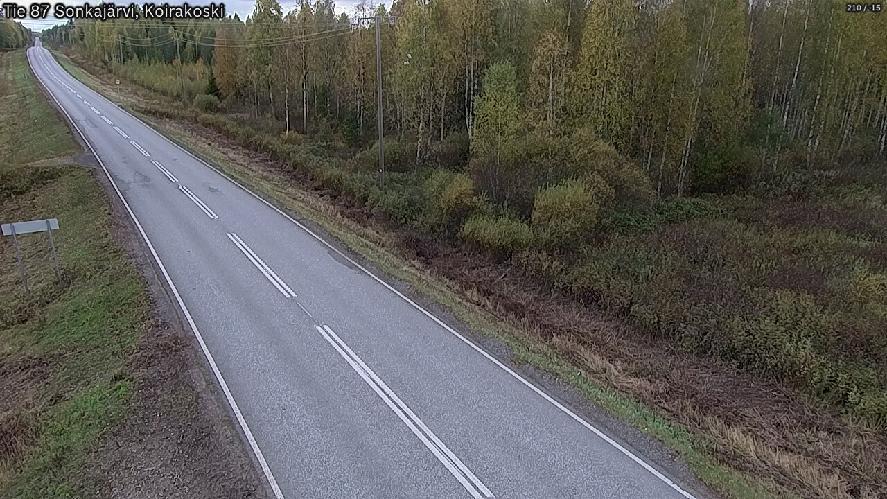 Kelikamerat Kuva Tie 87 Sonkajärvi, Koirako, Sonkajärvi, Pohjois-Savo
