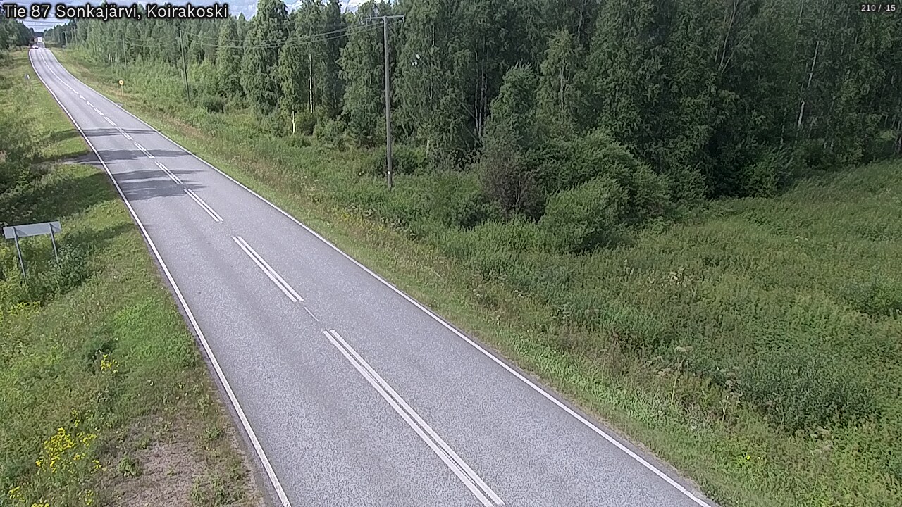 Kelikamerat Kuva Tie 87 Sonkajärvi, Koirako, Sonkajärvi, Pohjois-Savo