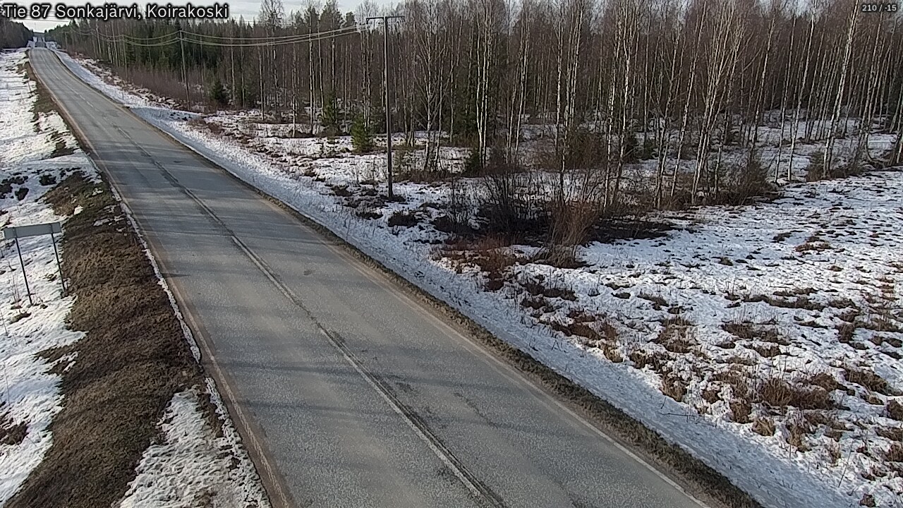 Kelikamerat Kuva Tie 87 Sonkajärvi, Koirako, Sonkajärvi, Pohjois-Savo