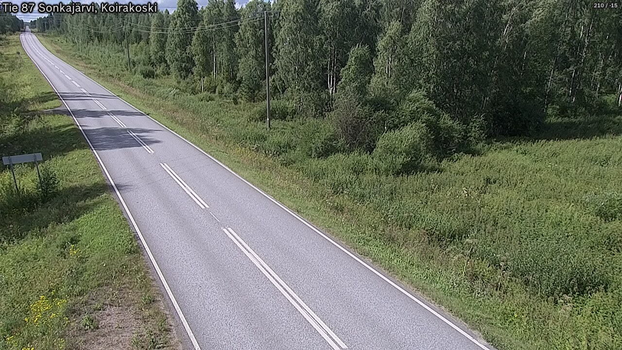 Kelikamerat Kuva Tie 87 Sonkajärvi, Koirako, Sonkajärvi, Pohjois-Savo