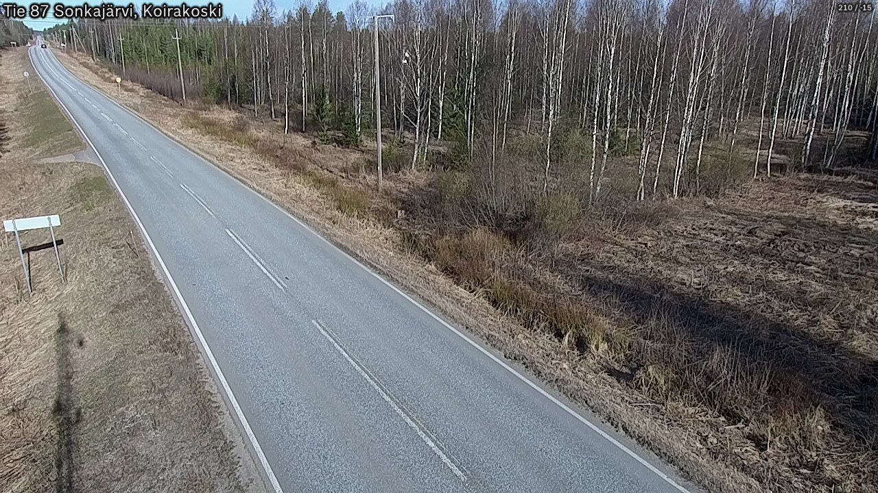 Kelikamerat Kuva Tie 87 Sonkajärvi, Koirako, Sonkajärvi, Pohjois-Savo