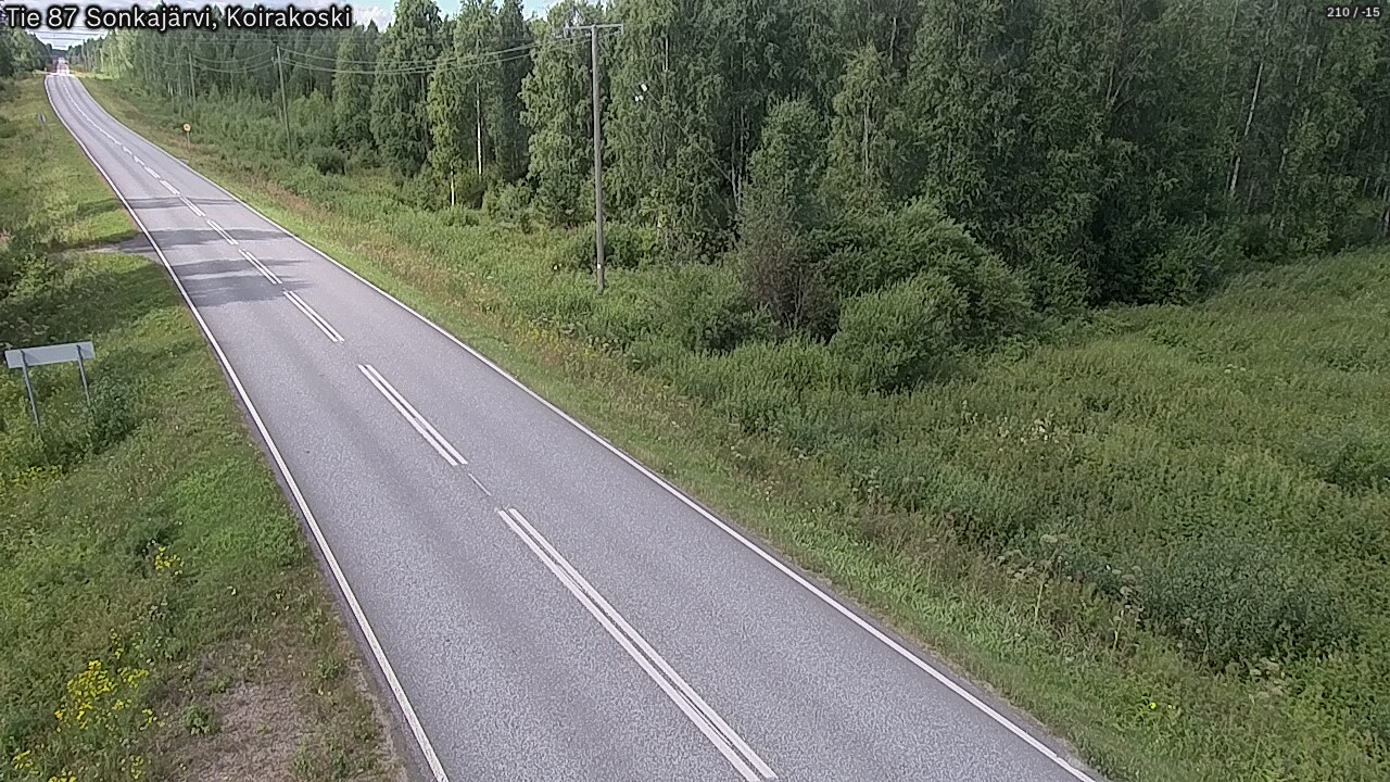 Kelikamerat Kuva Tie 87 Sonkajärvi, Koirako, Sonkajärvi, Pohjois-Savo